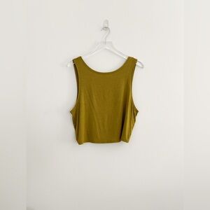 Aerie Offline Twist Back Crop Top NWT